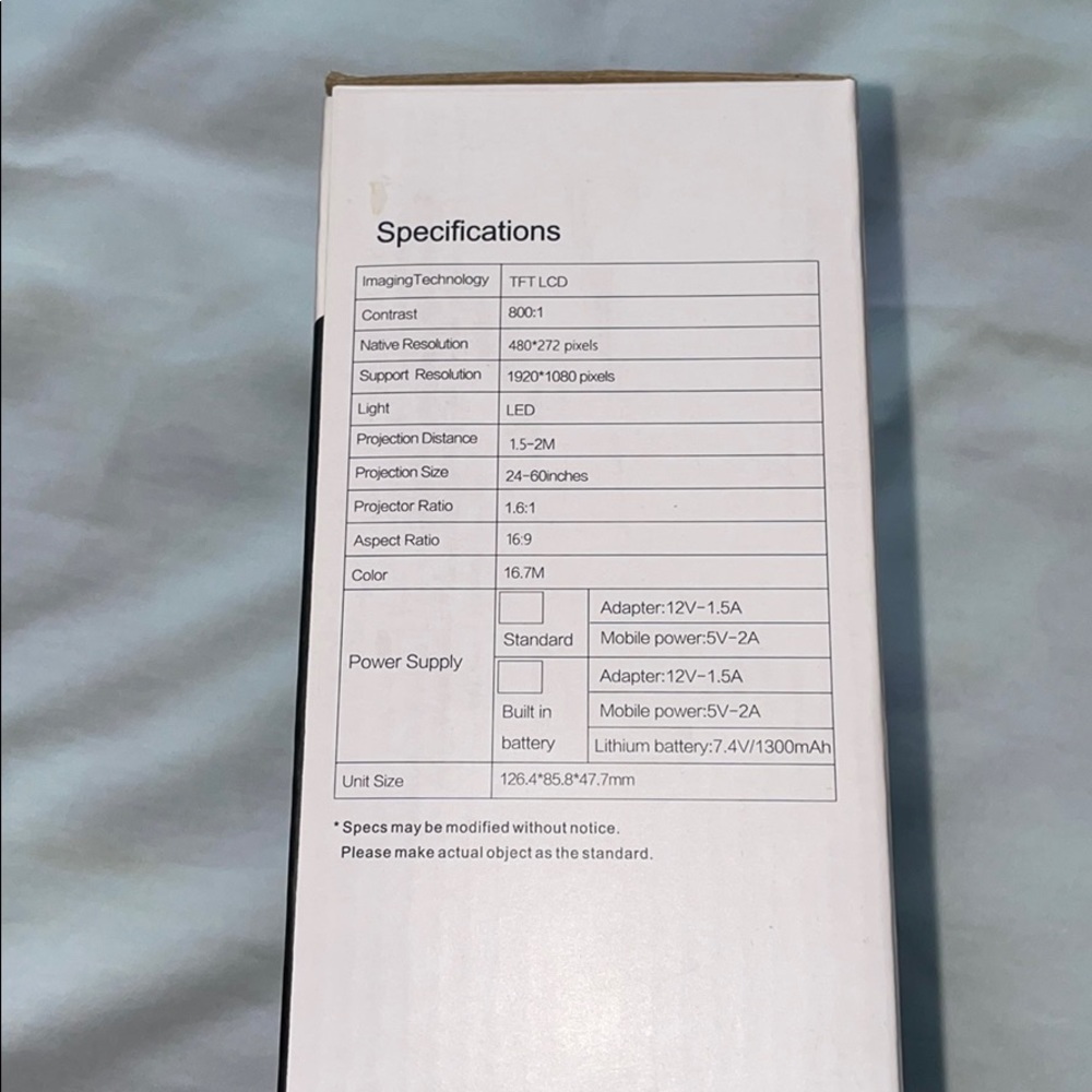 LED projector NIB - Picture 2 of 5